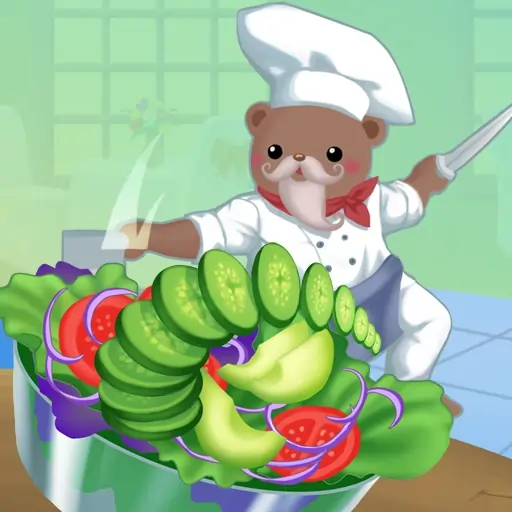 Healthy Salad Maker Game Logo